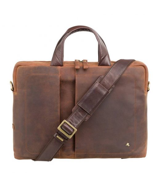 Сумка чоловіча Visconti TC76 Octo 13 (Havana Tan)