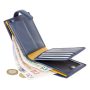 Кошелек мужской Visconti PM102 Leonardo c RFID (Blue Mustard)