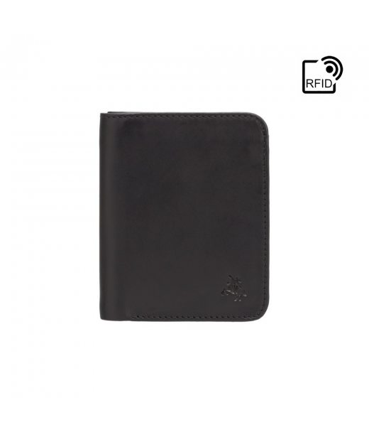 Кошелек мужской Visconti VSL34 Lank c RFID (Black-Orange) Кошелек мужской Visconti VSL34 Lank c RFID (Black-Orange)