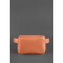 Шкіряна жіноча поясна сумка Dropbag Mini коралова - BN-BAG-6-living-coral BlankNote