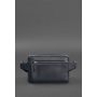 Кожаная поясная сумка Dropbag Mini темно-синяя - BN-BAG-6-navy-blue BlankNote