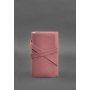 Женский кожаный блокнот (Софт-бук) 1.0 Розовый - BN-SB-1-st-pink-peach BlankNote