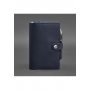 Шкіряний блокнот (Софт-бук) 4.0 темно-синій Краст - BN-SB-4-st-navy-blue BlankNote