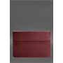 Кожаный чехол-конверт на магнитах для MacBook Air/Pro 13'' Бордовый Crazy Horse - BN-GC-9-vin-kr BlankNote