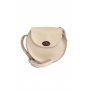 Женская кожаная сумка Круглая бежевая - TW-RoundBag-beige-ksr The Wings