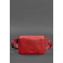 Шкіряна жіноча поясна сумка Dropbag Mini червона - BN-BAG-6-red BlankNote