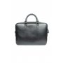 Кожаная деловая сумка Briefcase 2.0 черный сафьян - TW-Briefcase-2-black-saf The Wings