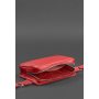 Кожаная женская поясная сумка Dropbag Mini красная - BN-BAG-6-red BlankNote