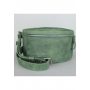 Кожаная поясная сумка зеленая винтажная - TW-BeltBag-green-crz The Wings