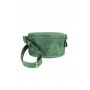 Кожаная поясная сумка зеленая винтажная - TW-BeltBag-green-crz The Wings