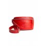 Кожаная поясная сумка красная - TW-BeltBag-red-ksr The Wings