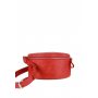 Шкіряна поясна сумка червона вінтажна - TW-BeltBag-red-crz The Wings