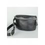 Кожаная поясная сумка черная - TW-BeltBag-black-ksr The Wings