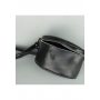 Кожаная поясная сумка черная - TW-BeltBag-black-ksr The Wings