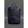 Темно-синий кожаный мужской рюкзак Foster - BN-BAG-39-navy-blue BlankNote