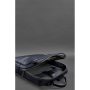 Темно-синий кожаный мужской рюкзак Foster - BN-BAG-39-navy-blue BlankNote