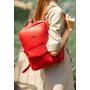 Шкіряний міський жіночий рюкзак на блискавці Cooper червоний - BN-BAG-19-red BlankNote