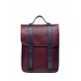Кожаный рюкзак 13" бордово-синий - TW-BagBack-13-mars-blue-ksr The Wings