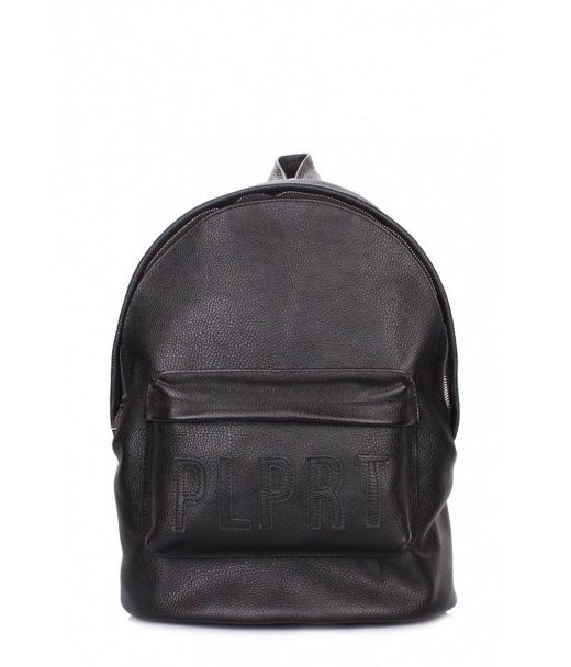 Кожаный рюкзак POOLPARTY (backpack-plprt-leather-black)