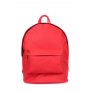 Рюкзак POOLPARTY зі штучної шкіри (backpack-pu-red)
