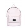 Рюкзак POOLPARTY з тисненням під крокодила (backpack-croco-white)