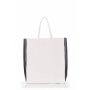 Кожаная сумка POOLPARTY City (city2-white-black)