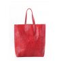Шкіряна сумка POOLPARTY City (leather-city-croco-red)