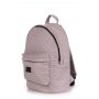 Рюкзак стеганый POOLPARTY (backpack-theone-grey)