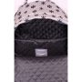 Рюкзак стьобаний POOLPARTY (backpack-snowflakes-grey)