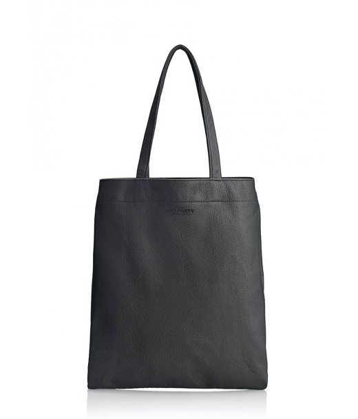 Шкіряна сумка POOLPARTY Daily Tote (daily-tote-black)