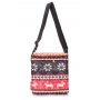 Сумка-планшет POOLPARTY с оленями (pool-59-black-red)