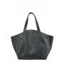 Шкіряна сумка POOLPARTY Fiore (poolparty-fiore-crocodile-black)