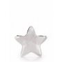 Кожаный клатч-косметичка POOLPARTY STAR (star-silver)