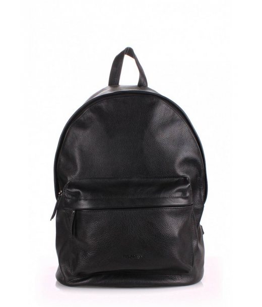 Кожаный рюкзак POOLPARTY (backpack-leather-black)