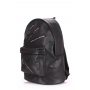 Кожаный рюкзак POOLPARTY Rockstar (backpack-rockstar-black)