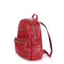 Рюкзак жіночий шкіряний POOLPARTY Mini (mini-bckpck-leather-croco-red)