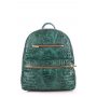 Рюкзак жіночий шкіряний POOLPARTY Mini (mini-bckpck-leather-croco-green)