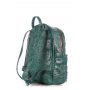 Рюкзак женский кожаный POOLPARTY Mini (mini-bckpck-leather-croco-green)