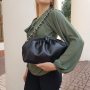 Сумка женская "Дива" натуральная кожа, черная флотар