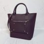 Сумка женская "Сиена" натуральная кожа, суперматовый баклажан