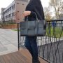 Сумка жіноча "Вега" натуральна шкіра, чорна