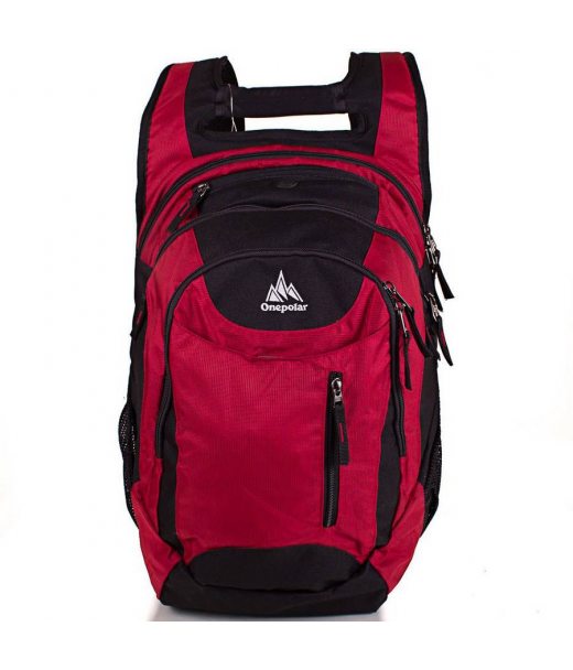 Чоловічий рюкзак з відділення для ноутбука ONEPOLAR (ВАНПОЛАР) W1359-red