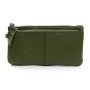 Косметичка кожа A-00276-5 green Podium