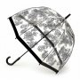 Зонт-трость женский Fulton Birdcage-2 L042 Black Rose (Черная роза)