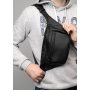 Чоловіча сумка на пояс бананка Sambag Tirso Max чорна