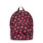 Жіночий рюкзак з принтом " губи "(backpack-lips-black)