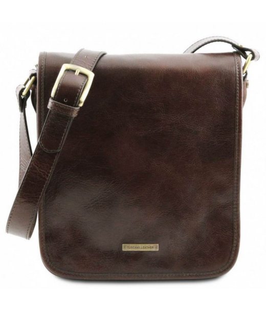 Чоловічий великий шкіряний месенджер Tuscany Leather Messenger TL141255