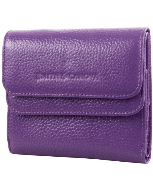 Кошелек женский кожаный SMITH&CANOVA FUL-28611-purple