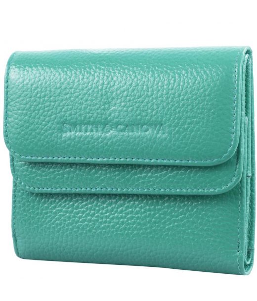 Кошелек женский кожаный SMITH&CANOVA(СМИТЭНДКАНОВА) FUL-28611-peacock