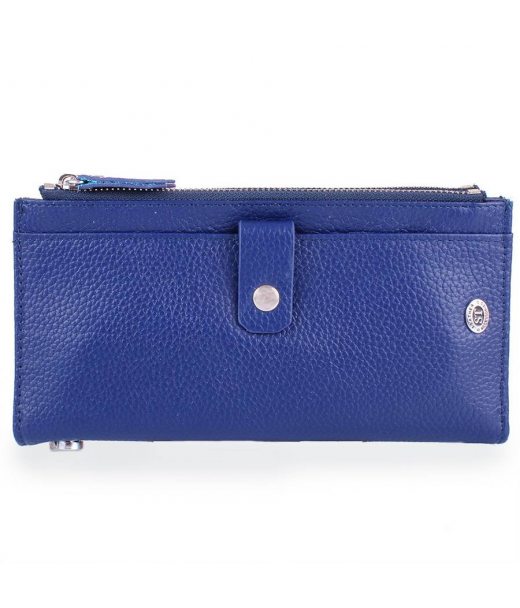 Шкіряний жіночий гаманець ST LEATHER ACCESSORIES NST420-dark-blue